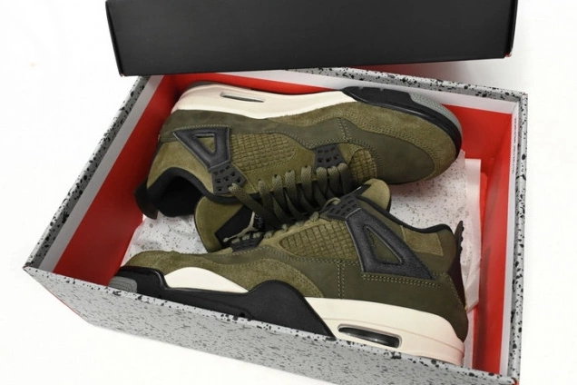 Cheap Olive Air 4 Medium Craft Jordan FB9927-200 0726